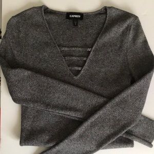 Express V-Neck Long Sleeve